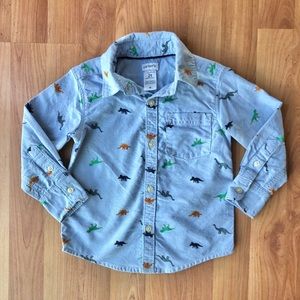 Carter’s Toddler Dinosaur Button Down Shirt